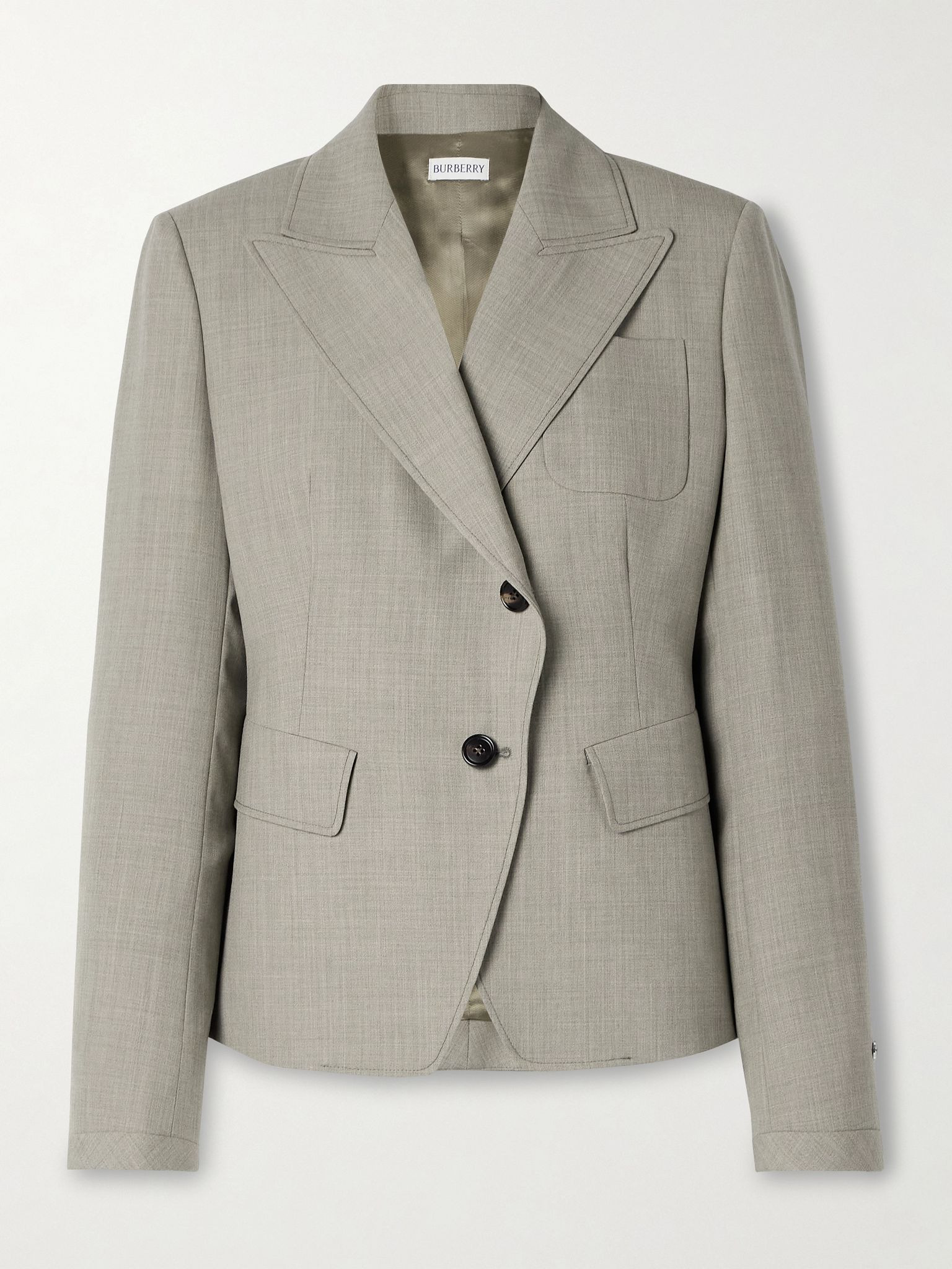 Wool blazer Green - 1