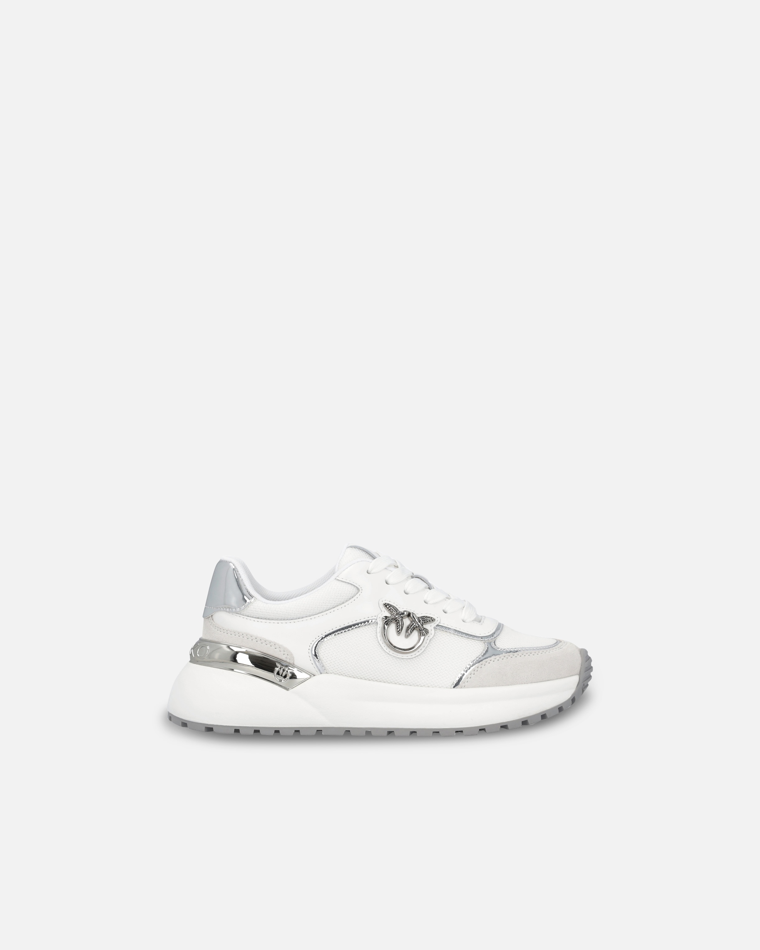 SNEAKERS WITH LOGO AND MIRROR-FINISH DETAILS - 1