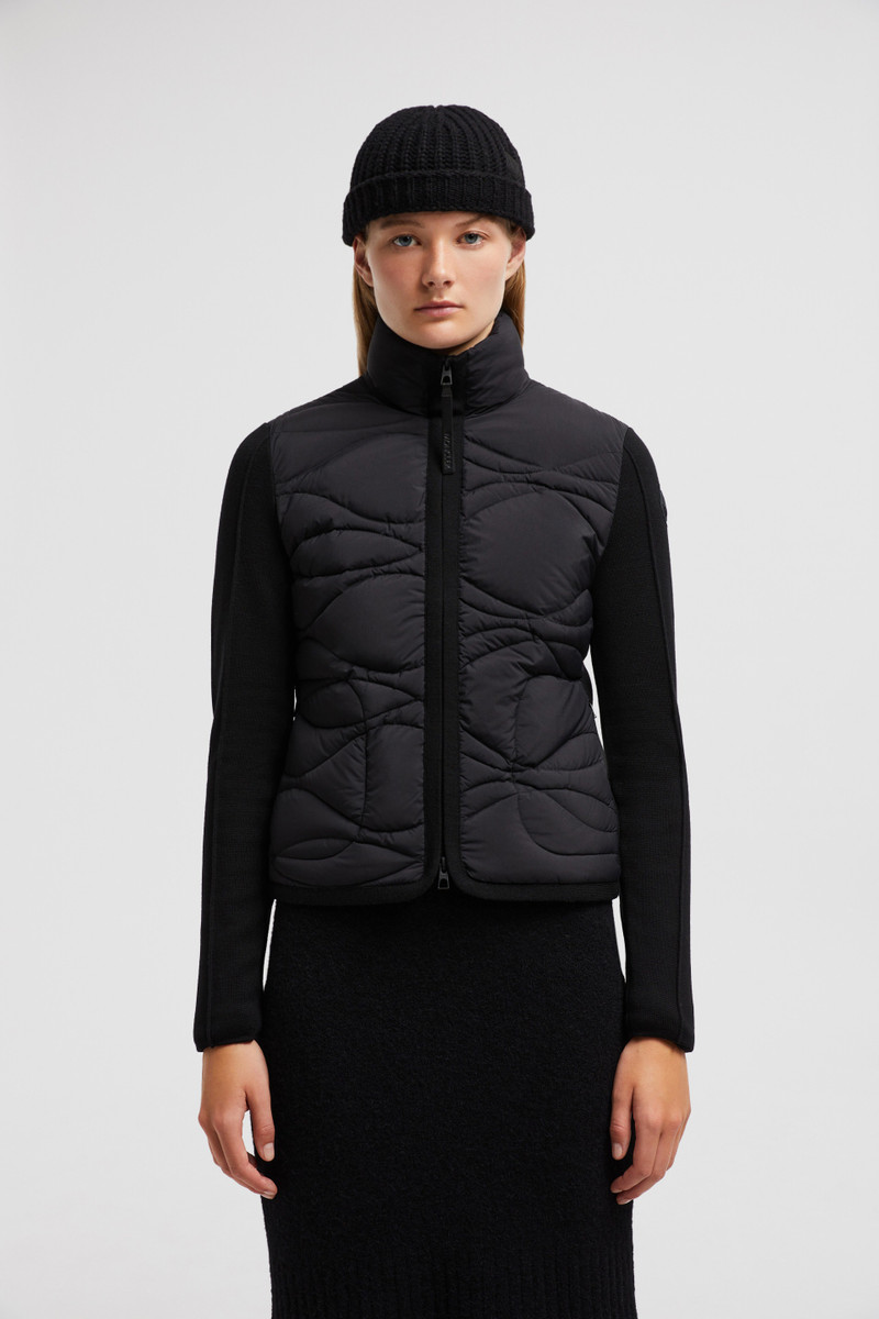 Moncler Padded Wool Cardigan outlook