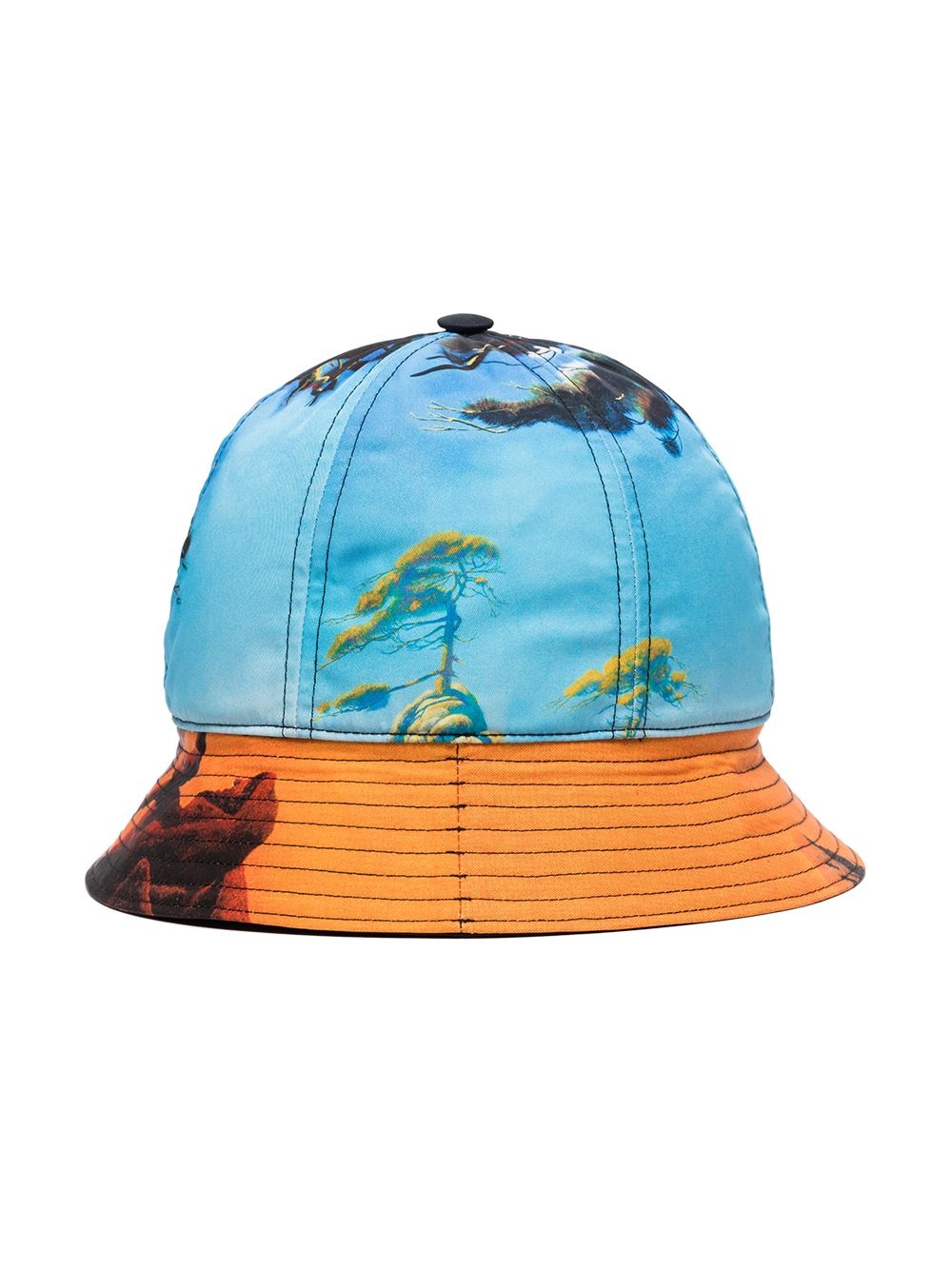 Floating Island print bucket hat - 4