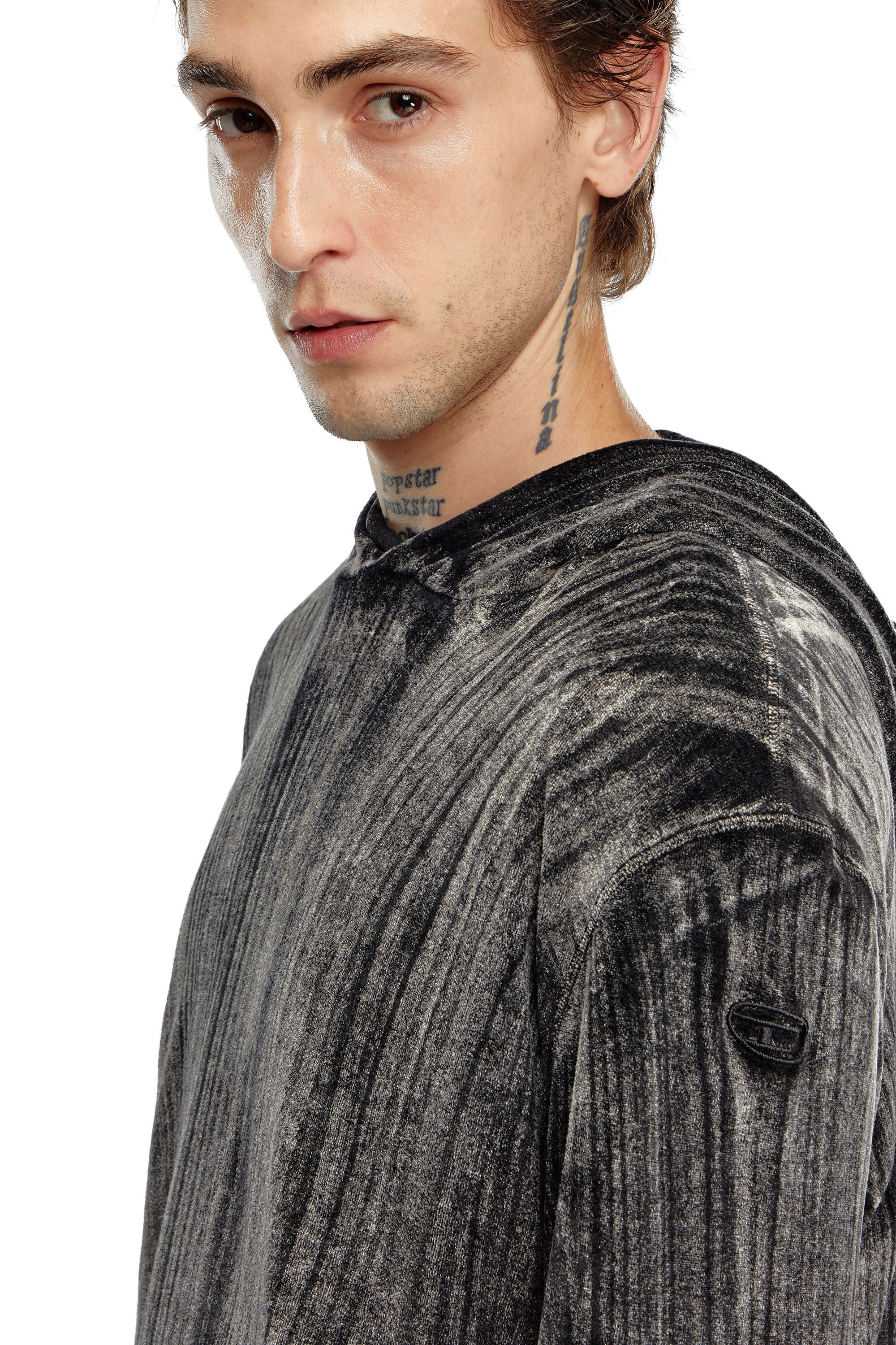 【DIESEL】T-Veljust-Ls-Hood Diesel T-VELJUST-LS-HOOD | REVERSIBLE