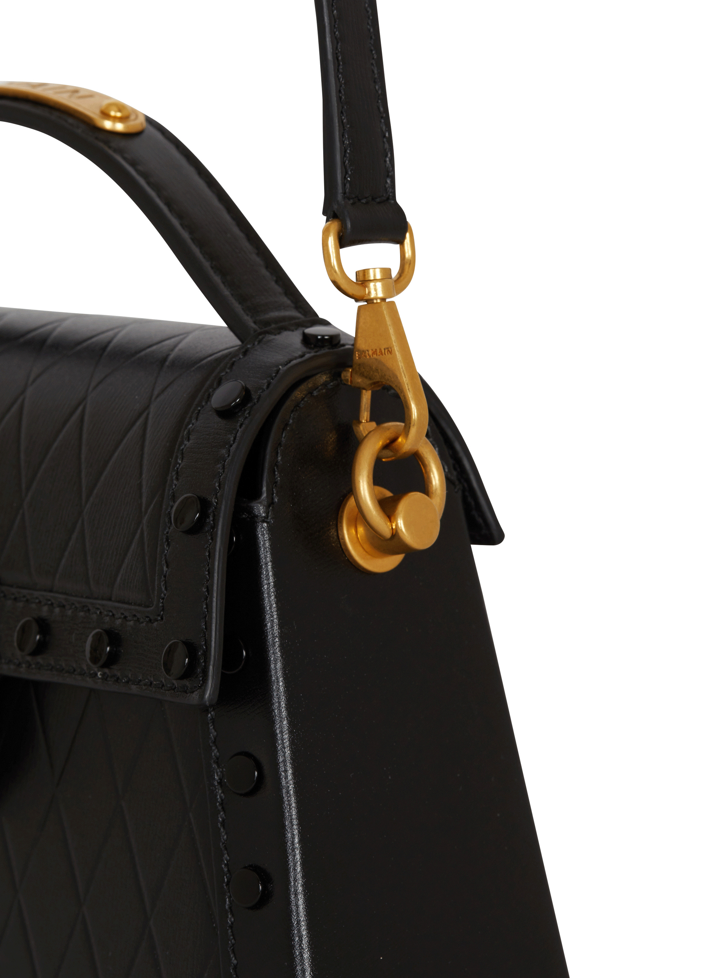 B-Buzz Dynasty bag in grid-embossed calfskin - 5