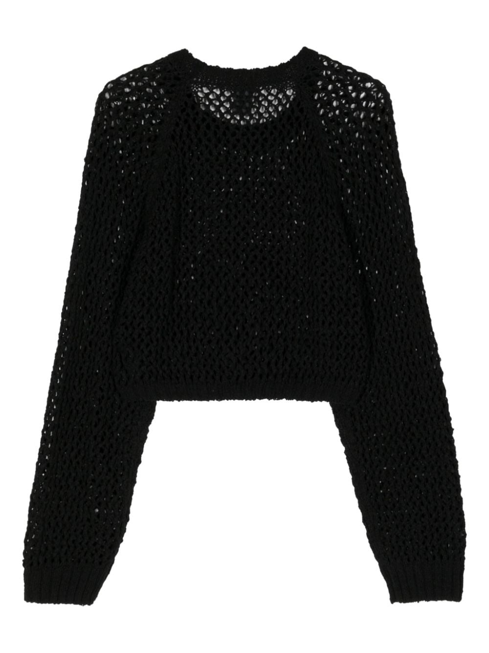 open-knit jumper - 2