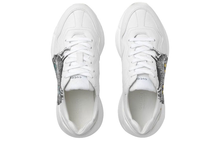 (WMNS) Gucci Rhyton 'Mystic Cat - White' 583337-DRW00-9014 - 4