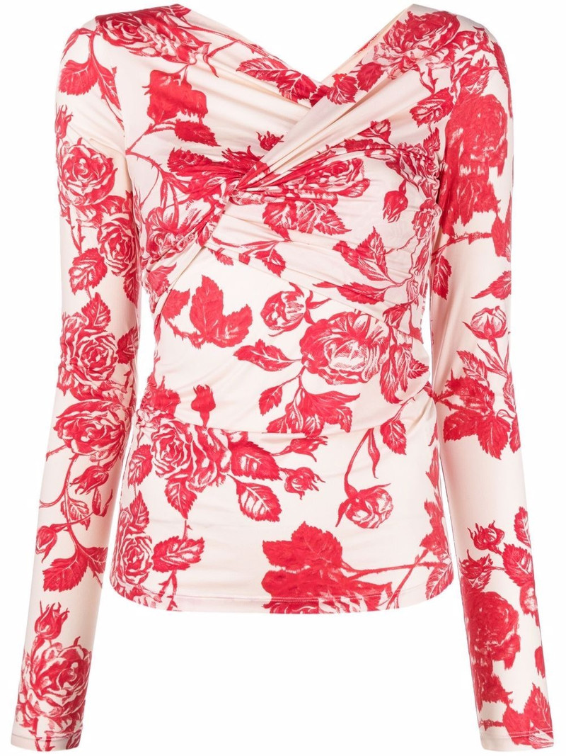 floral-print top 1