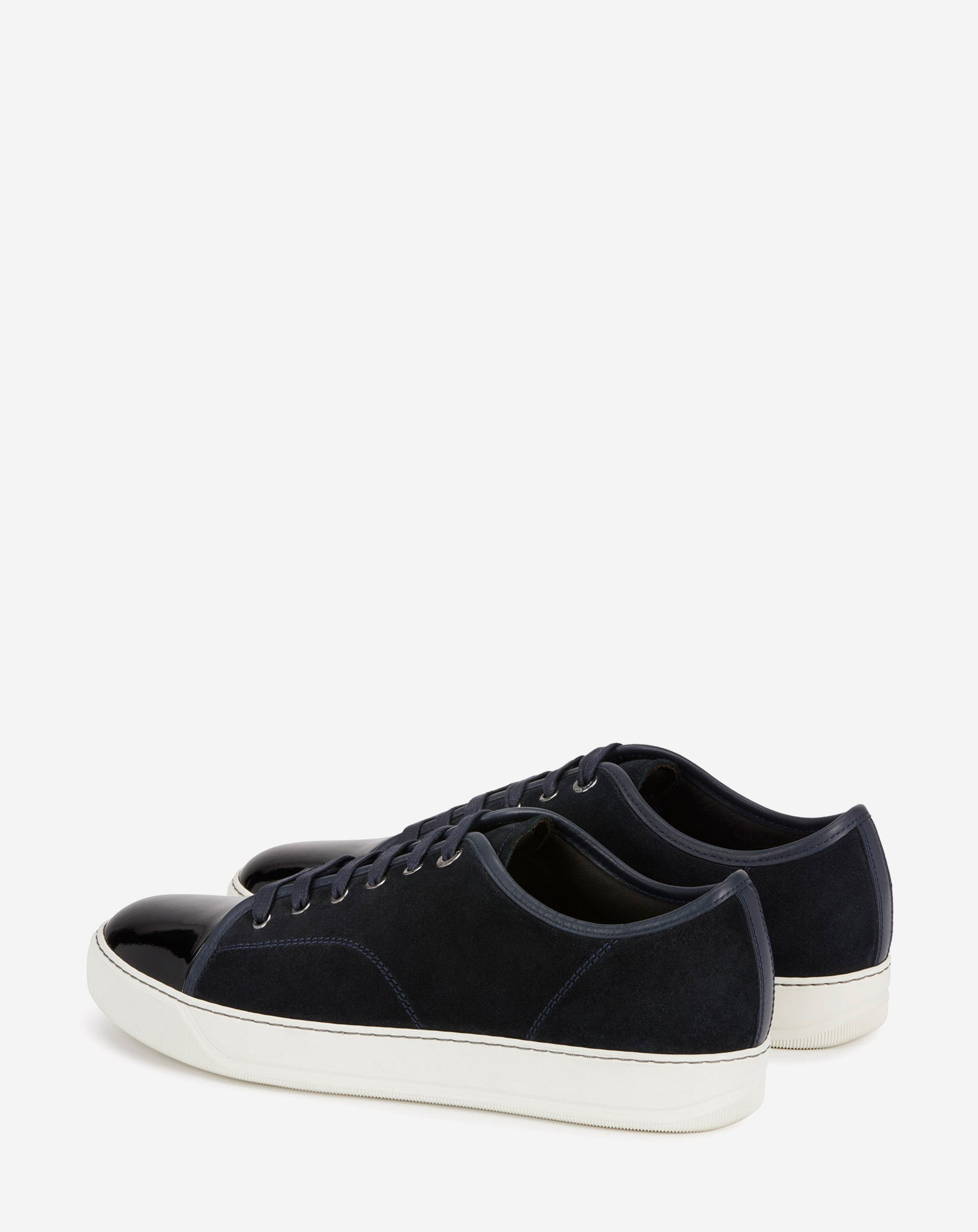DBB1 SUEDE AND PATENT LEATHER SNEAKERS - 3