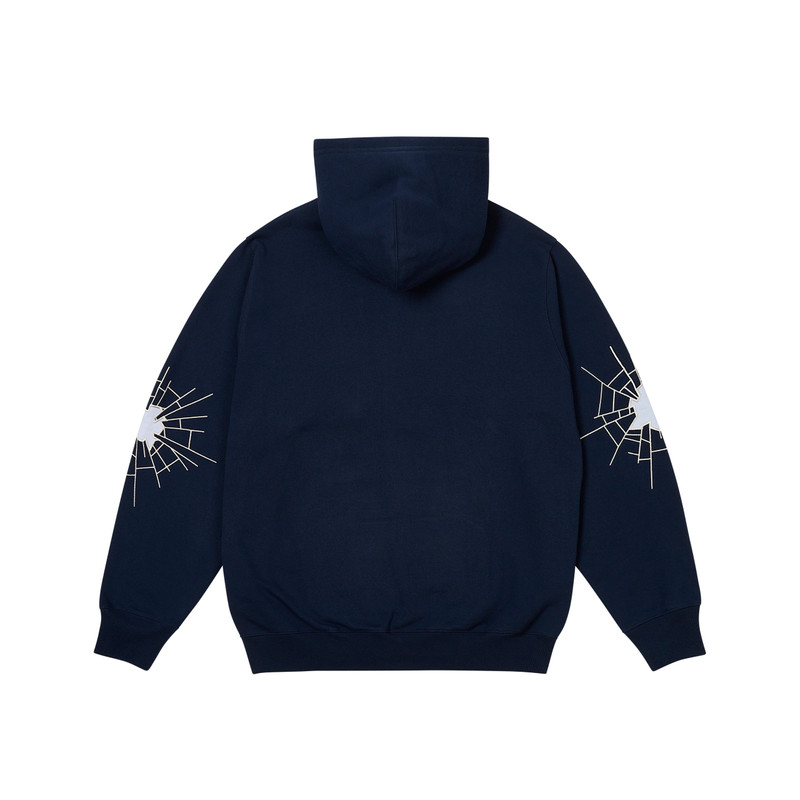 PALACE SHATTER ZIP HOOD NAVY outlook