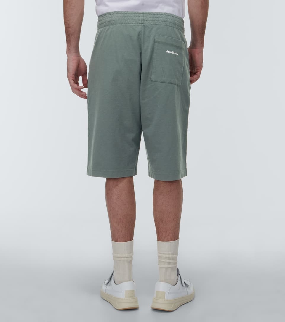 Khaki Exposed Seam Shorts - 7