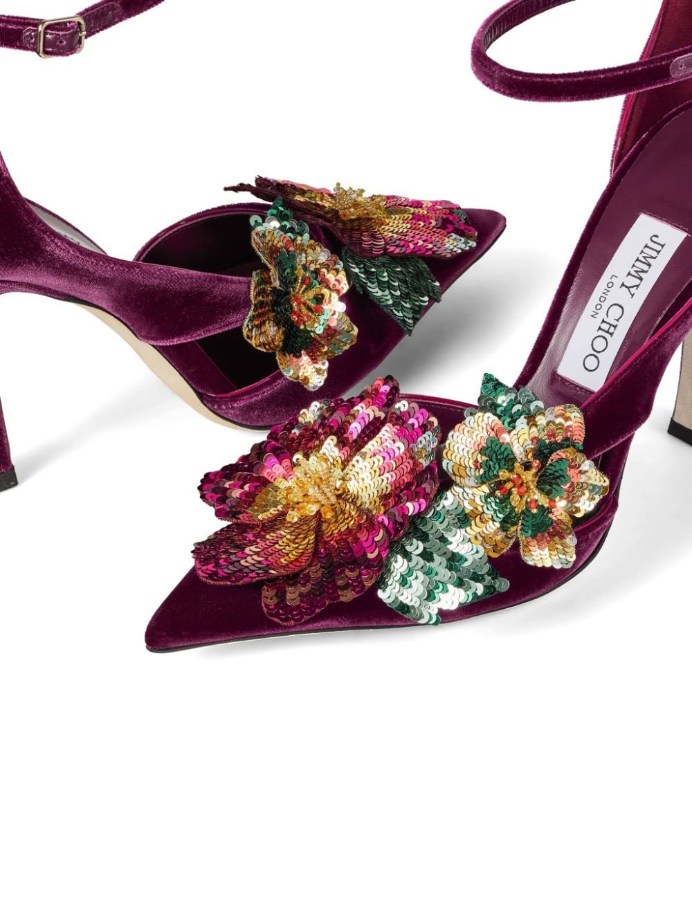 Azara floral-embellished pumps - 5