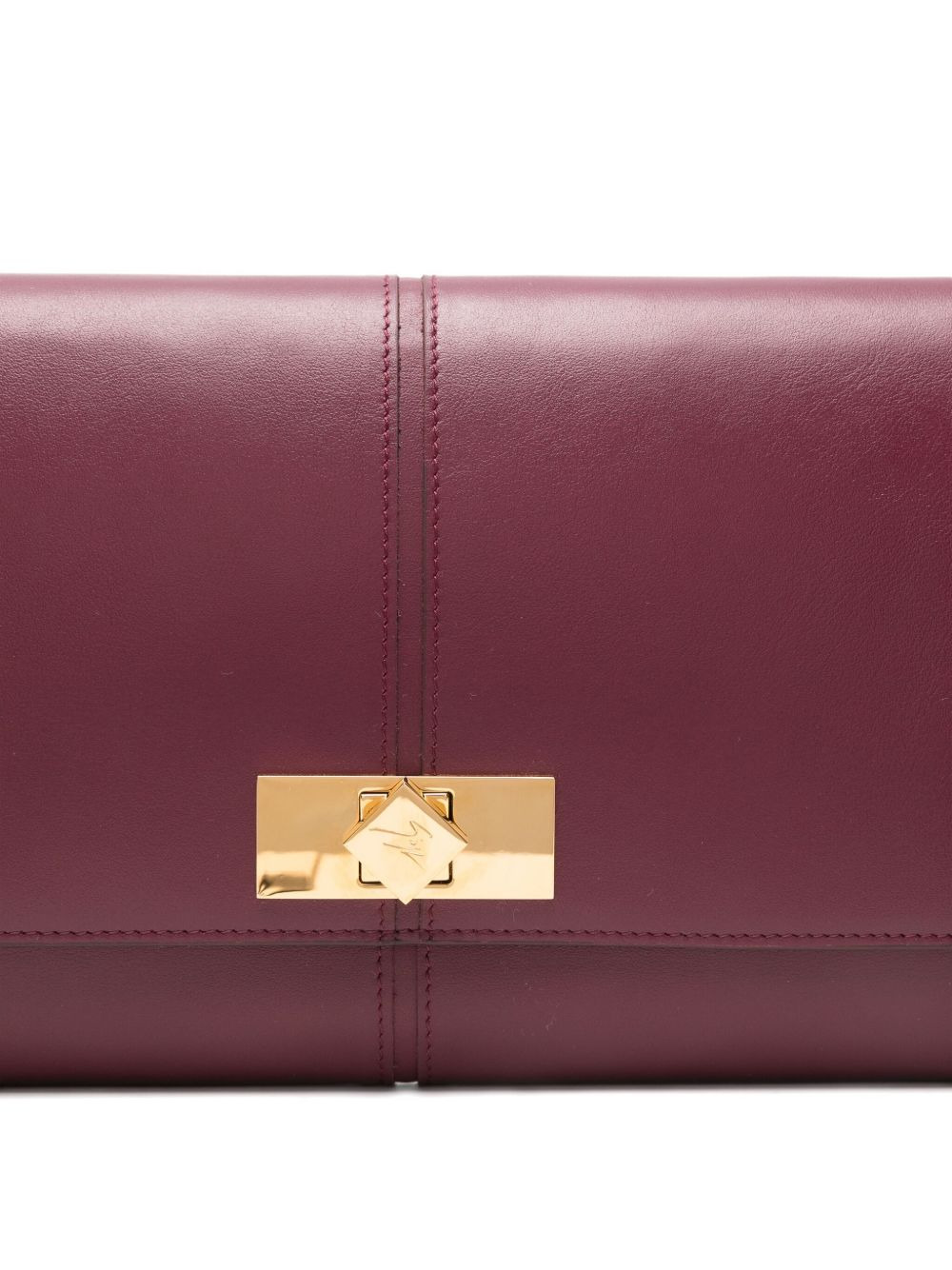 leather clutch bag - 3