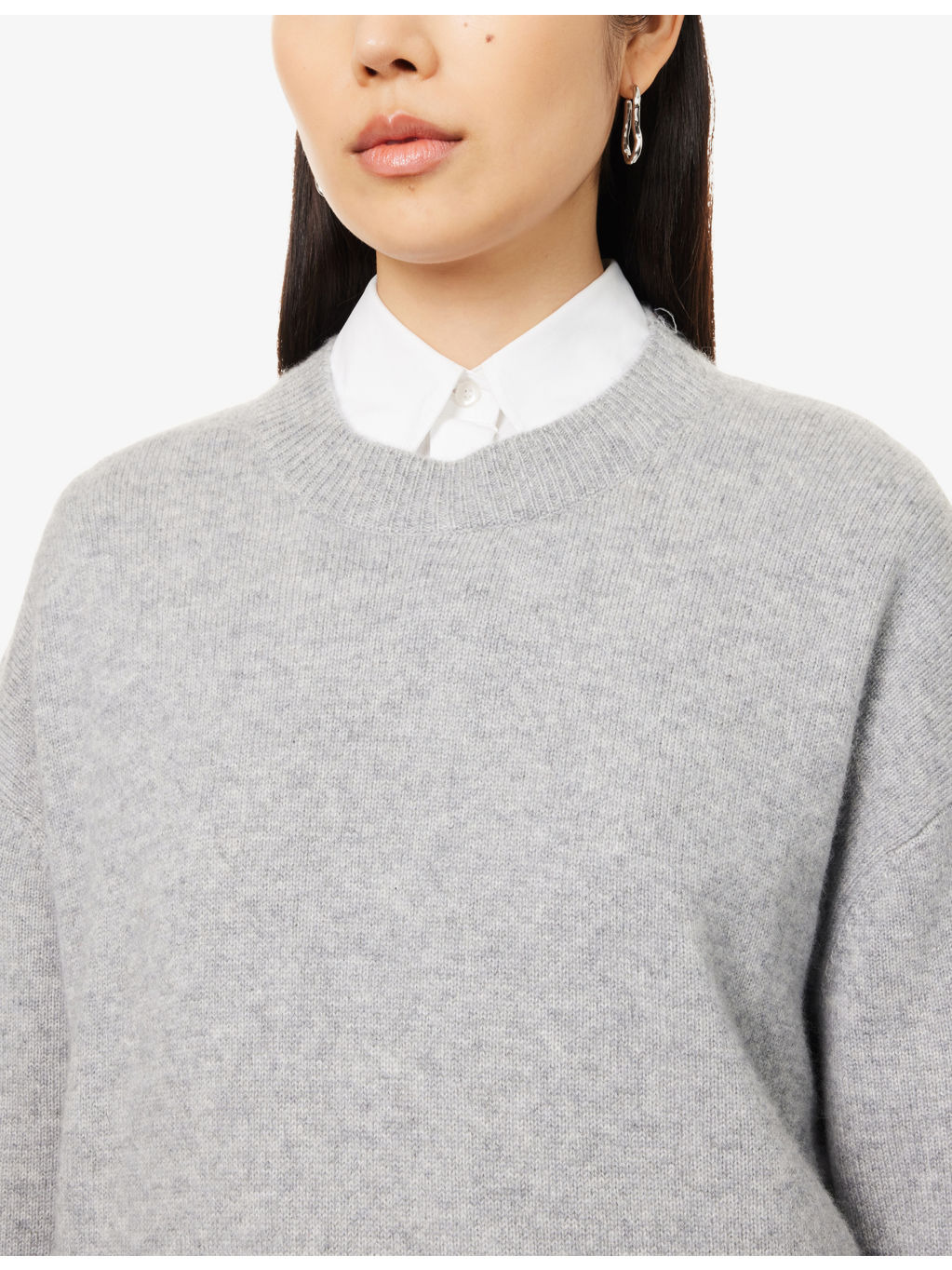 Lee Crew Dropped-Shoulders Cashmere Jumper - 5