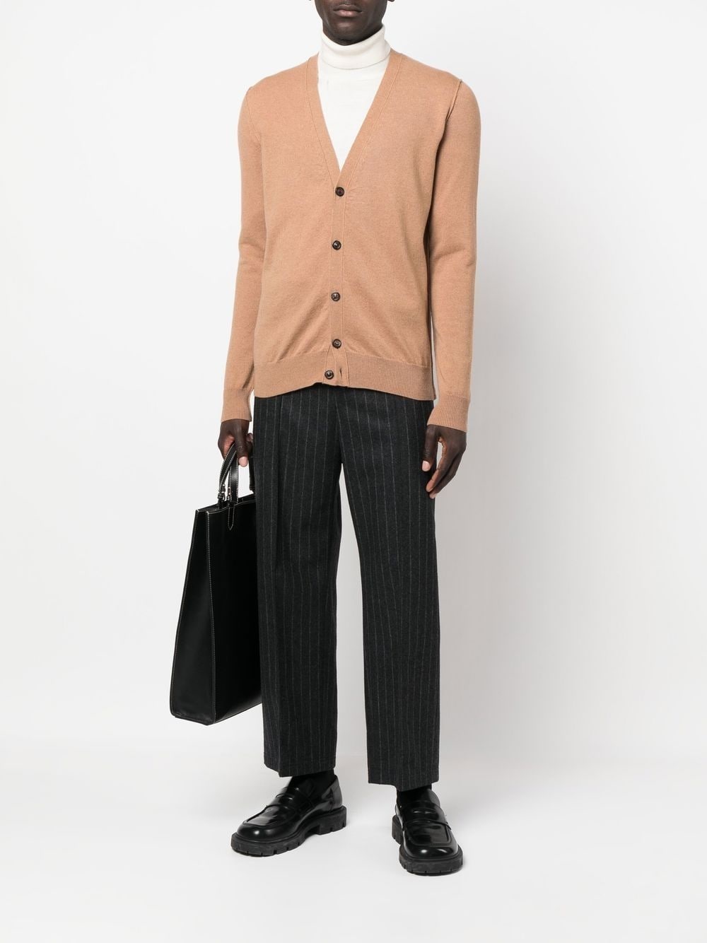 button-up cashmere cardigan - 2