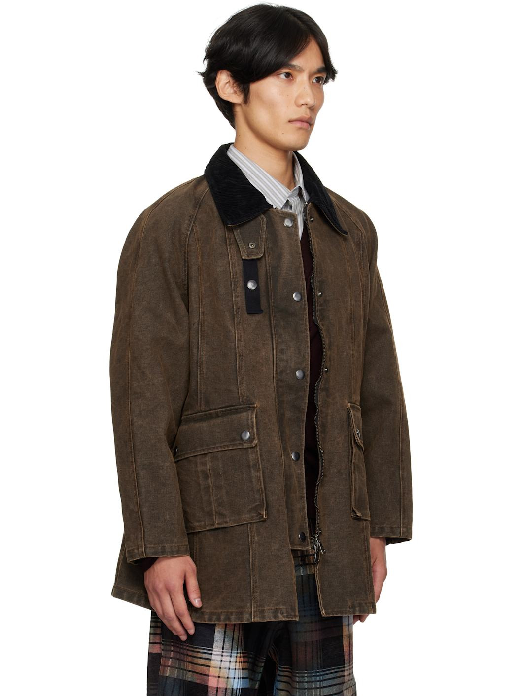 Brown Kerri Trapez Work Jacket - 2