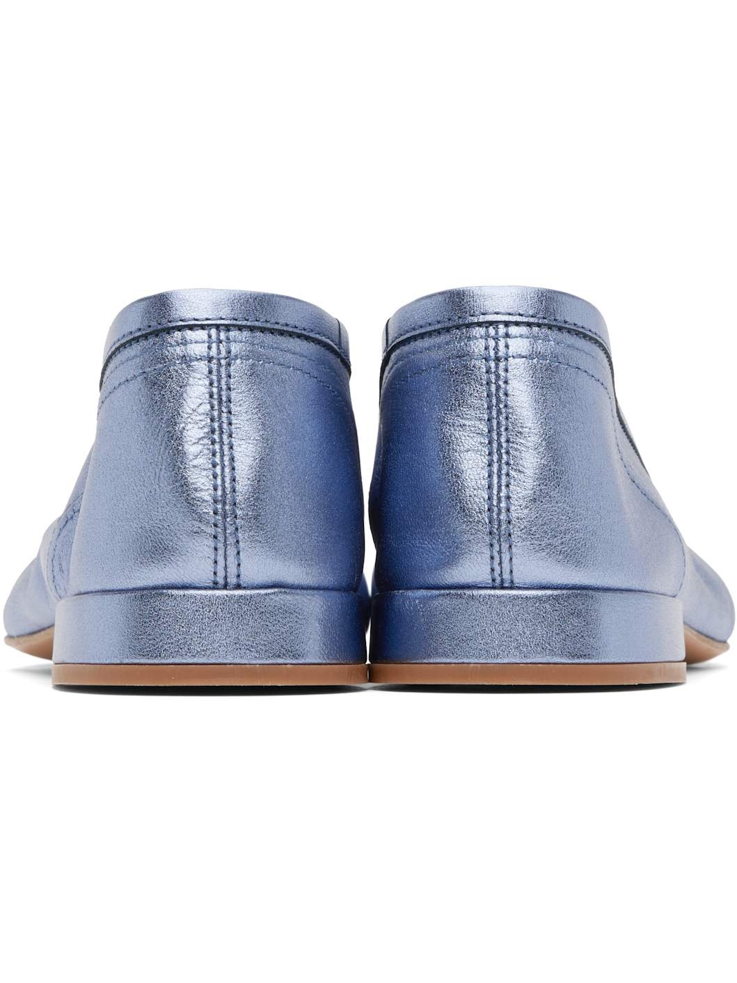 Blue Serafina Ballerina Flats - 2