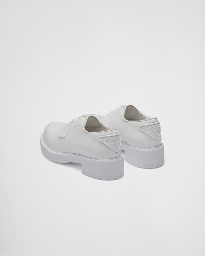 Brushed-leather derby shoes 5