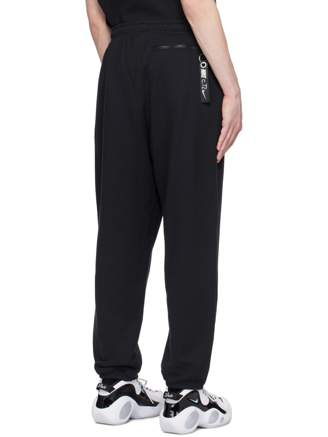 Black Solo Swoosh Lounge Pants - 3