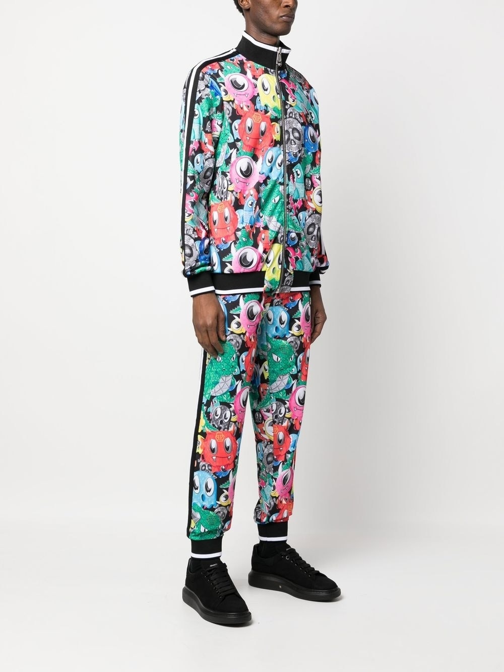 cartoon-print tracksuit - 3