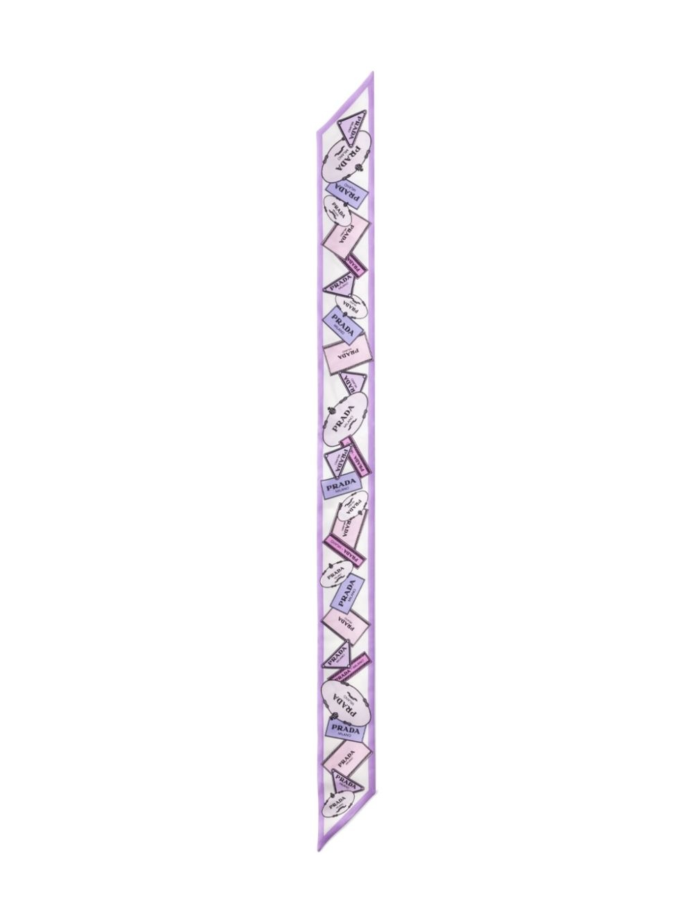 printed twill scarf - 2