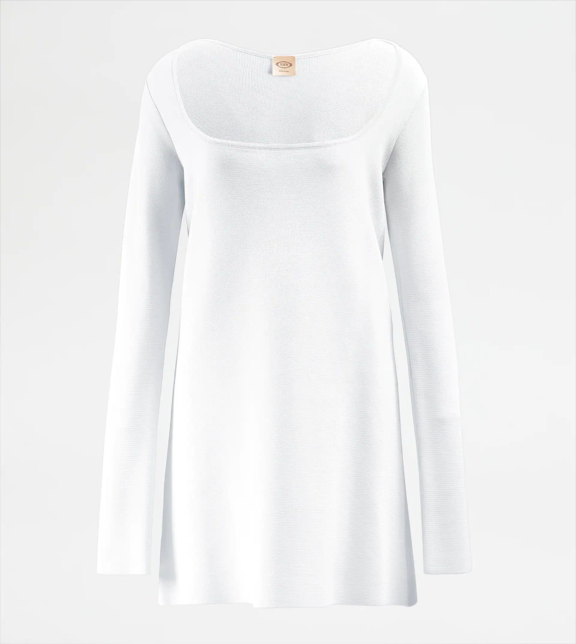 KNIT DRESS - WHITE - 1