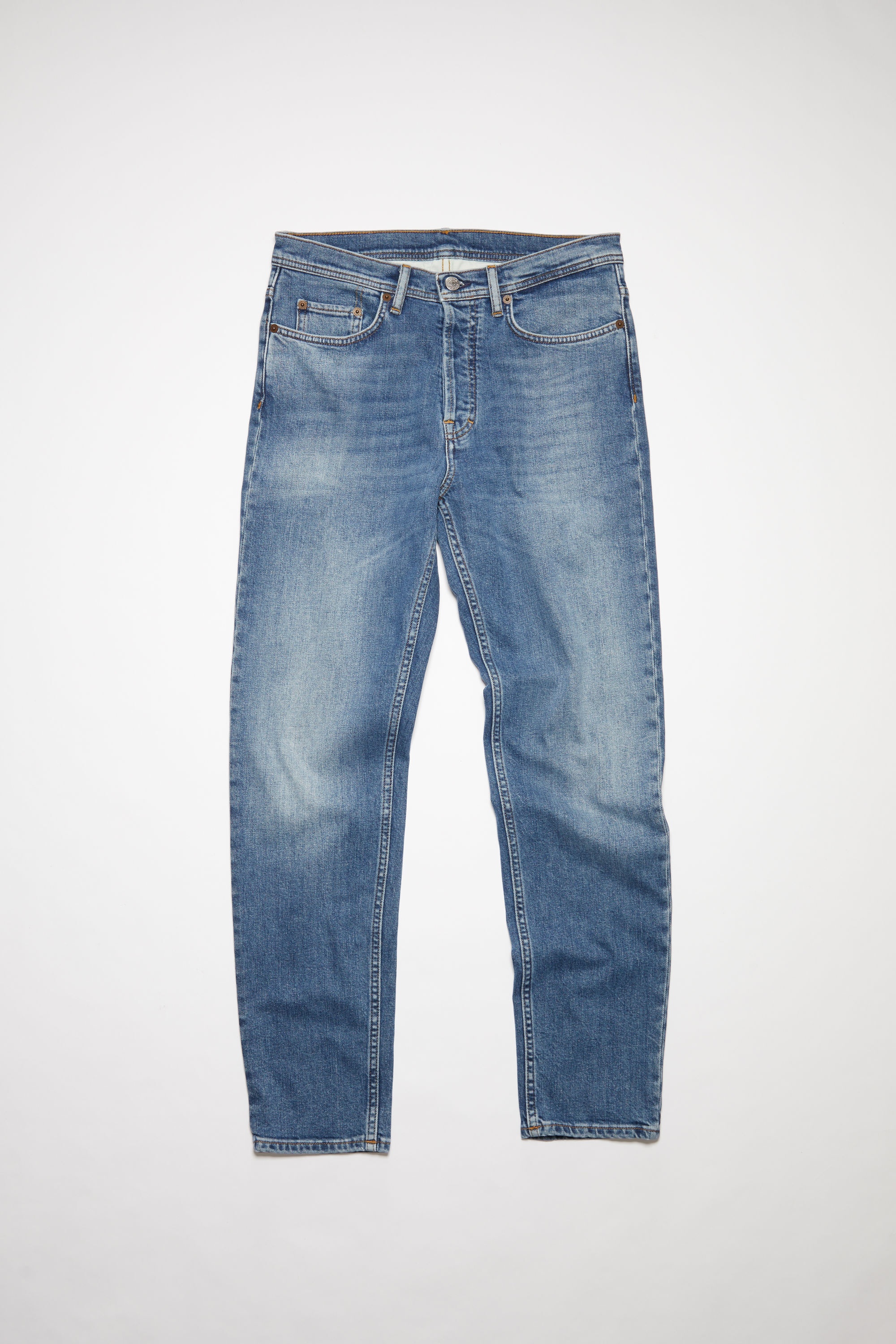 Slim tapered jeans - Mid Blue - 7