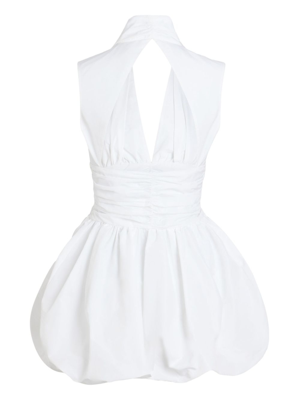 open-back bubble mini dress - 5