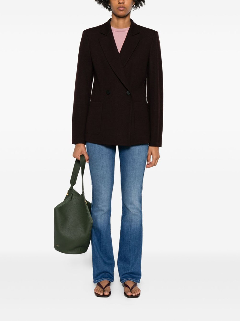 Harris Wharf London double-breasted wool blazer outlook