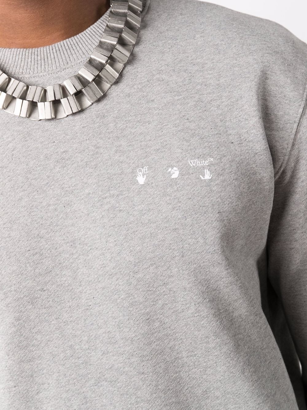 Arrows-motif crew-neck sweatshirt - 5