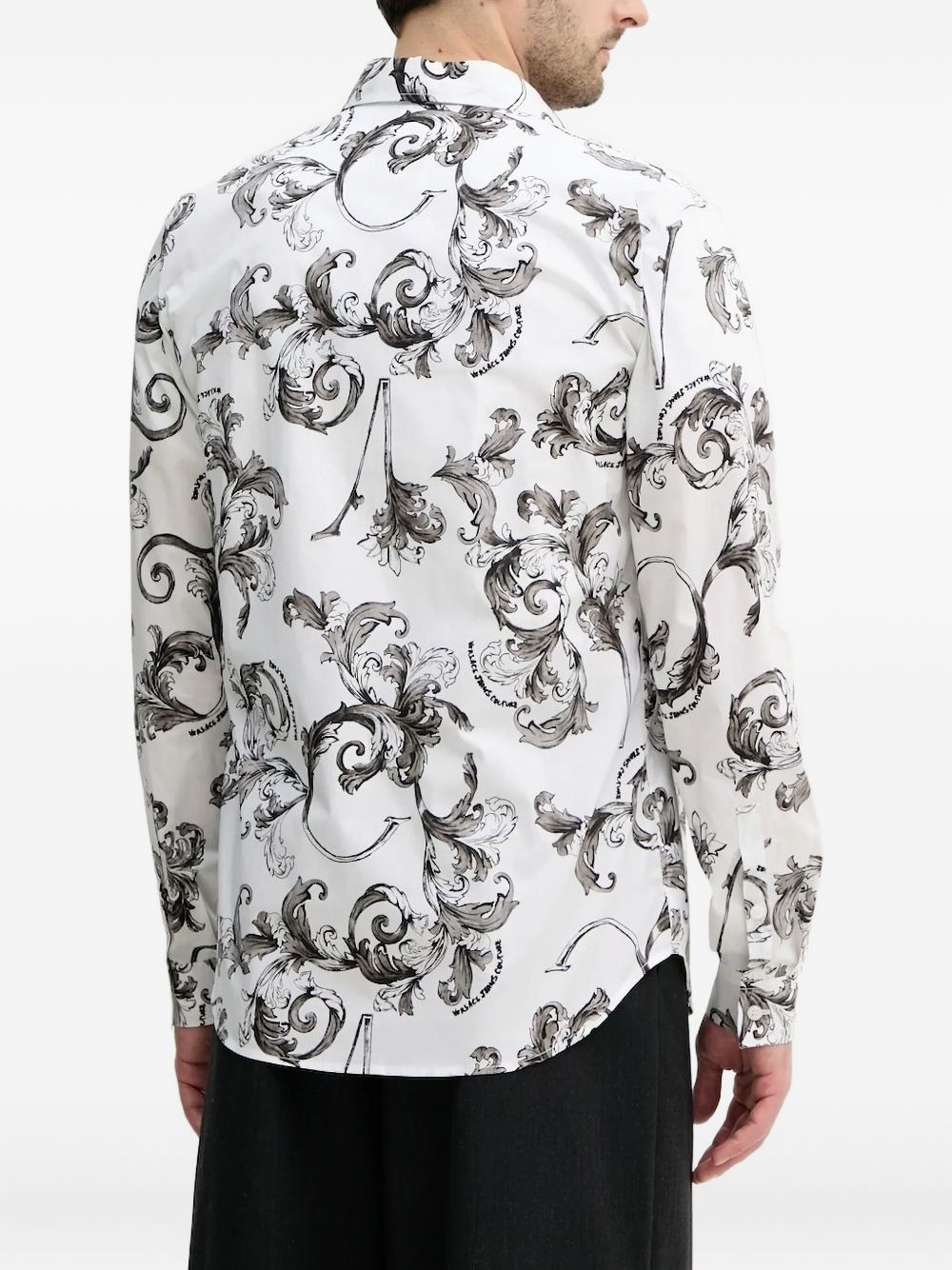 baroque-print shirt - 2