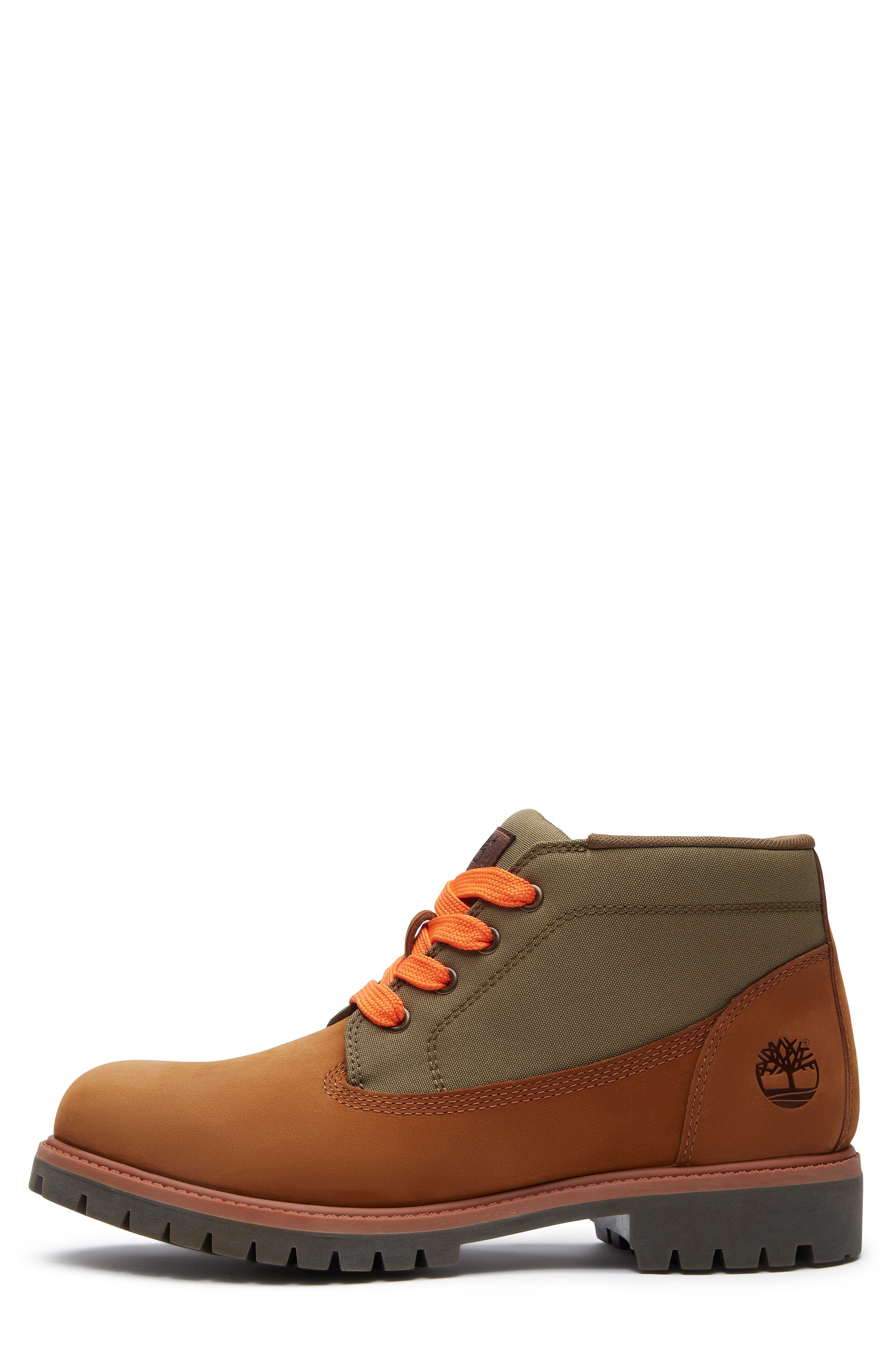 Timberland Premium Waterproof Lace-Up Chukka Boot in Medium Brown Nubuck at Nordstrom - 9