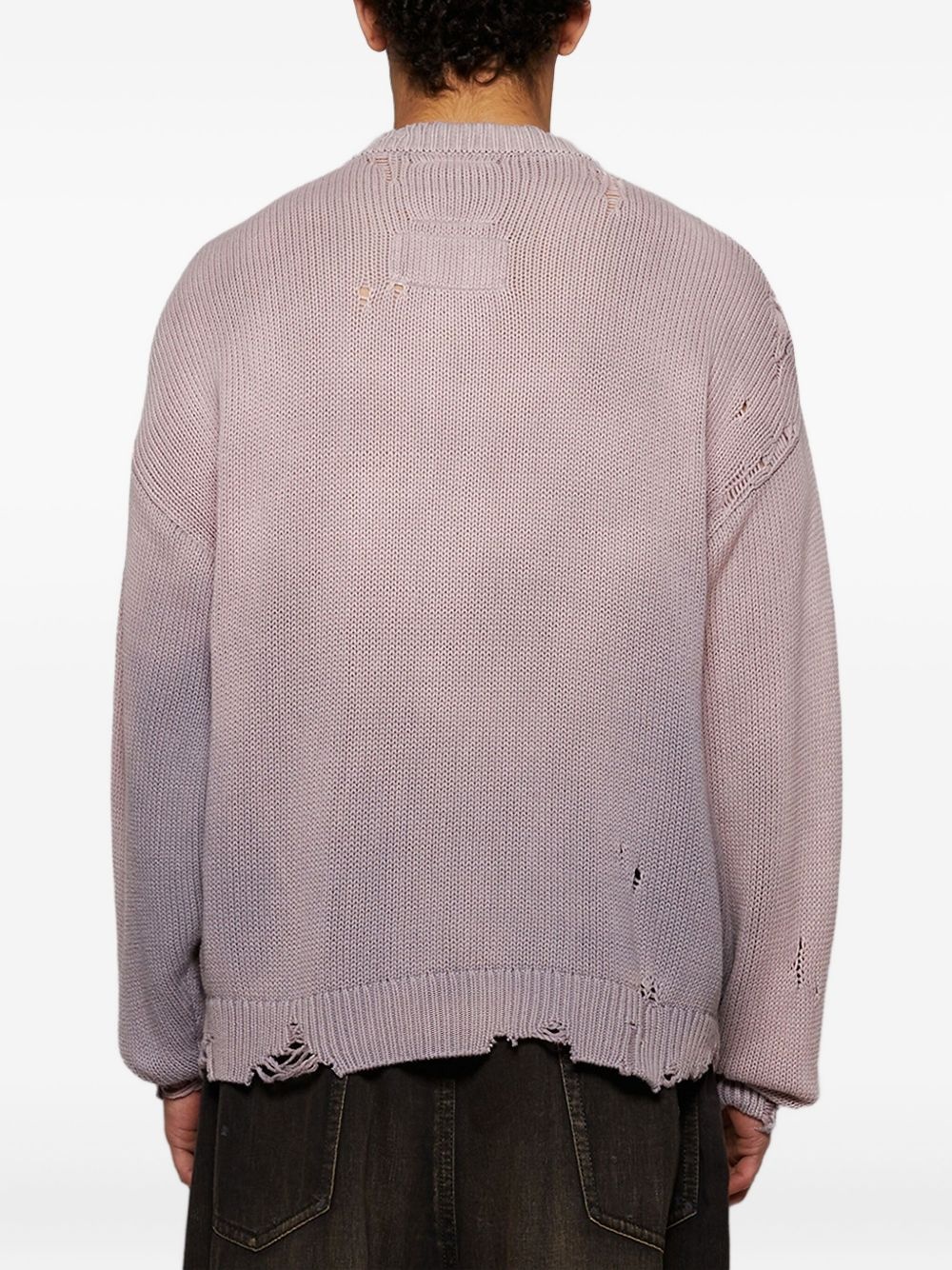 Car distresses cardigan - 5