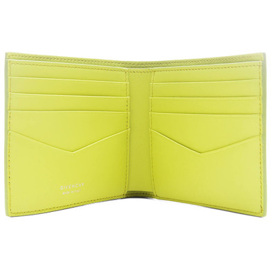 Givenchy 8CC BILLFOLD WALLET - BLACK/YELLOW outlook
