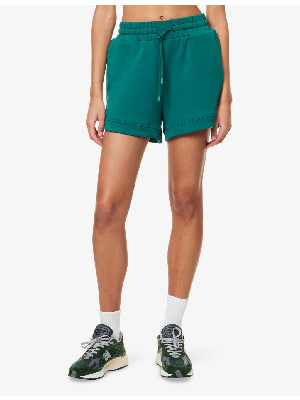 Ollie high-rise stretch-jersey shorts - 3