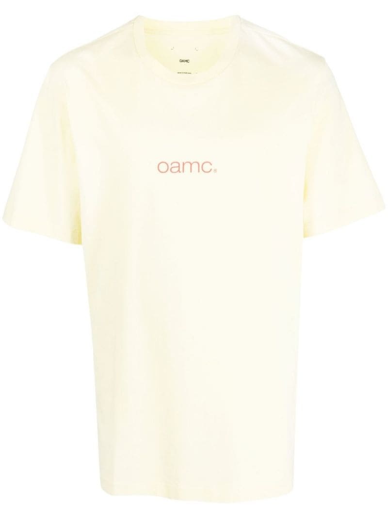 logo-print cotton t-shirt - 1
