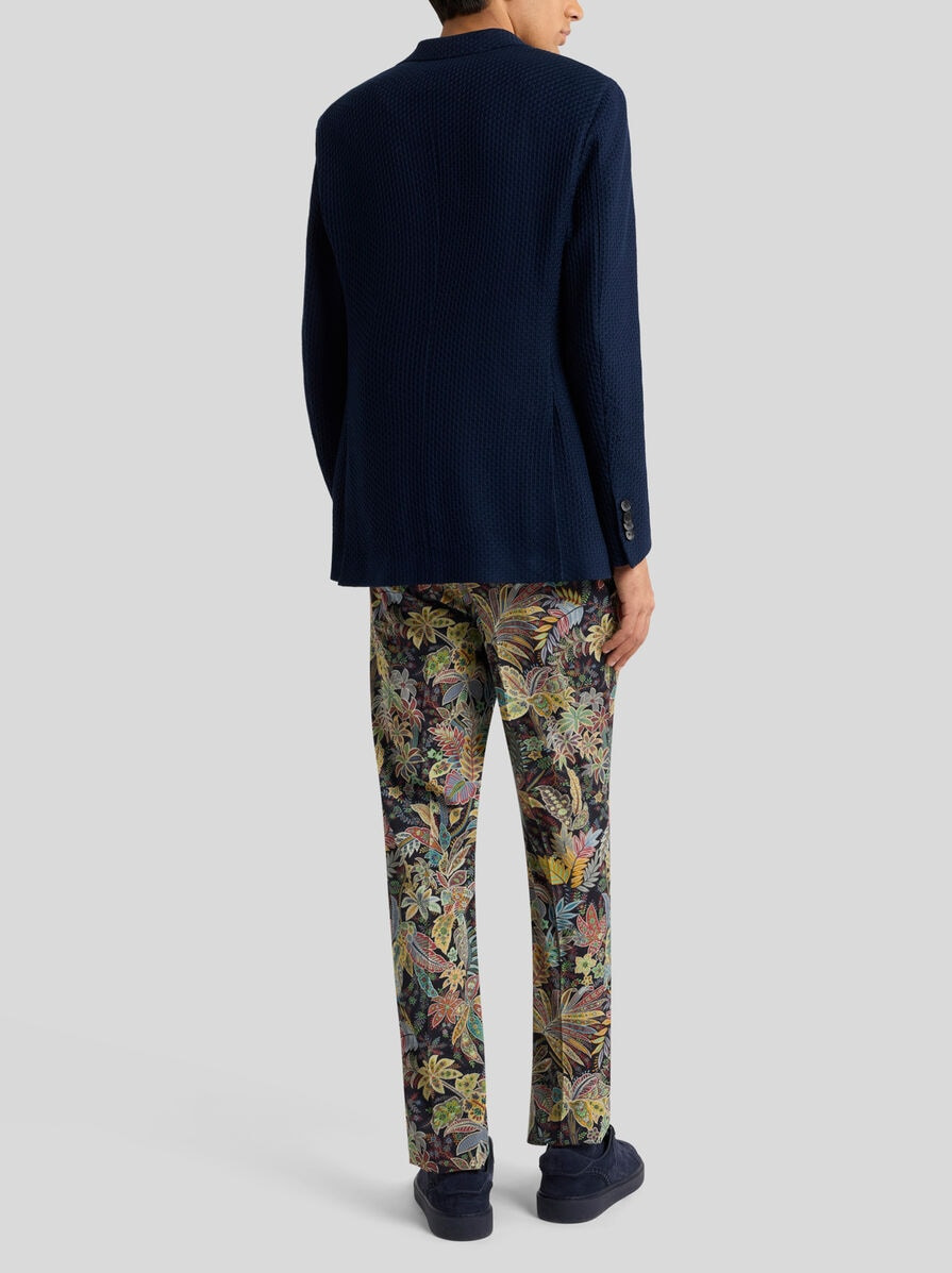 WORKED WEAVE JERSEY JACKET - 3