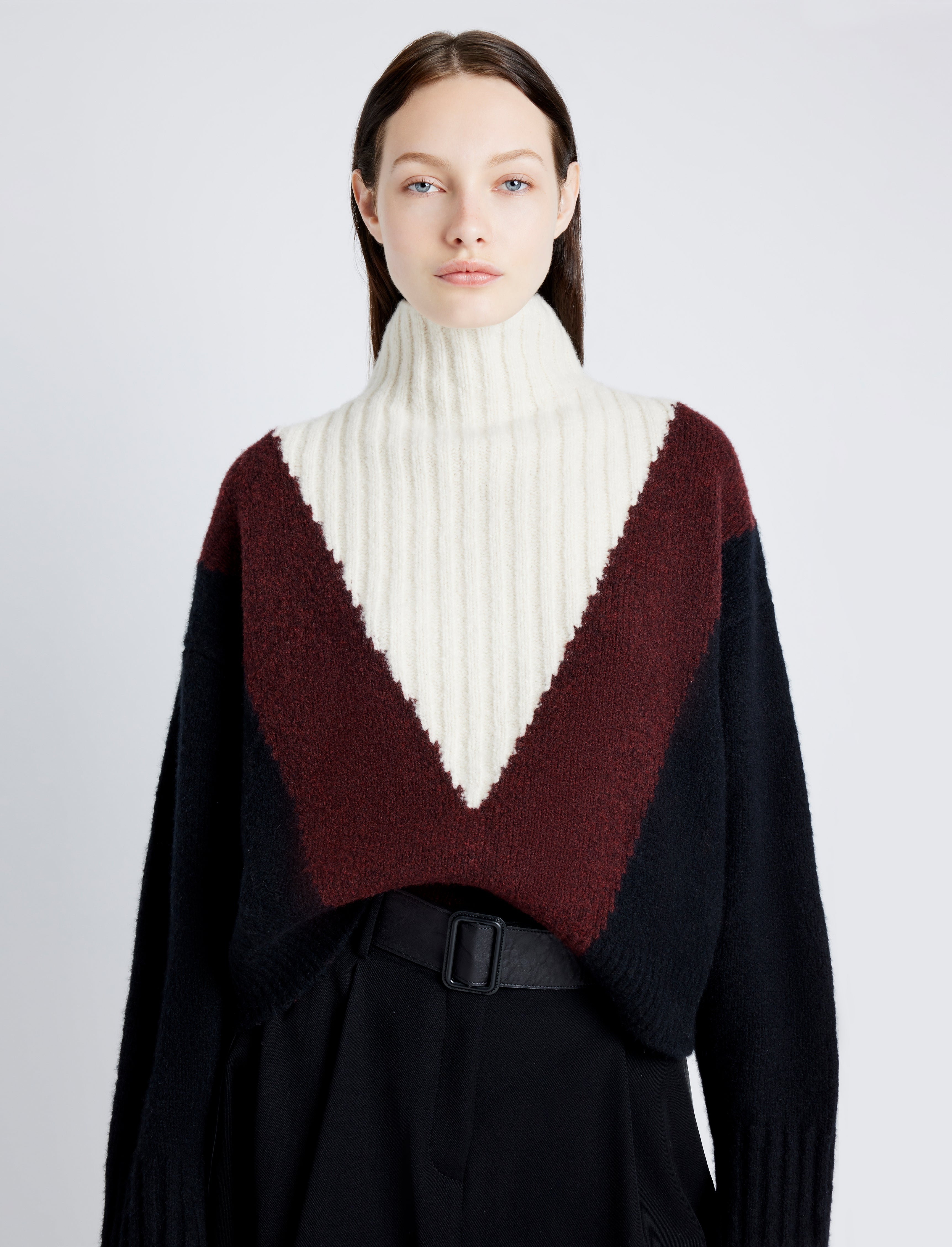 Alma Sweater in Graphic Intarsia - 6