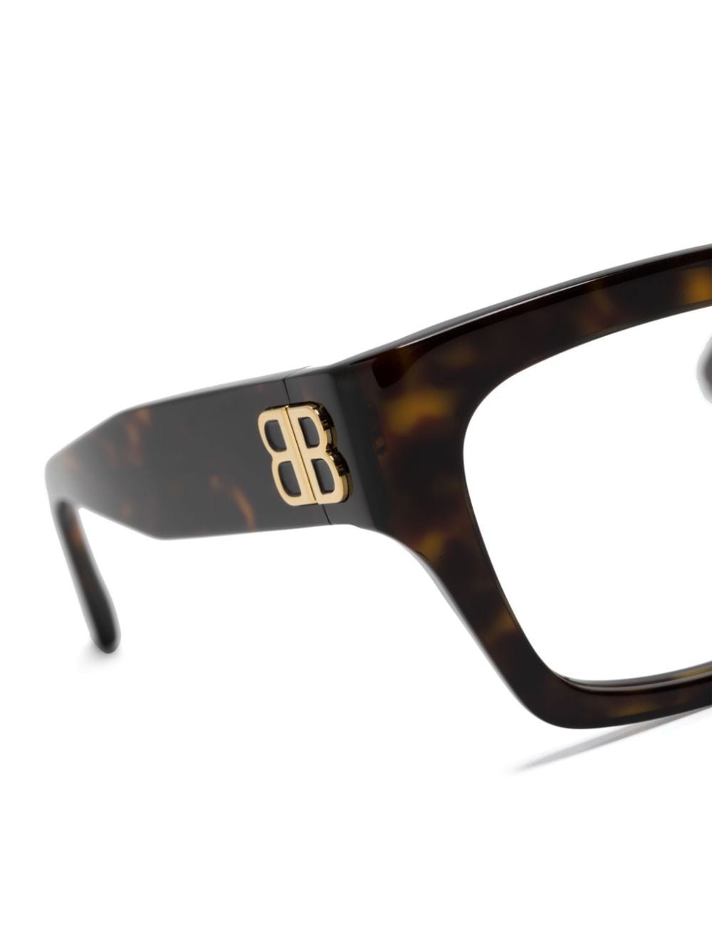 tortoiseshell square-frame glasses - 3