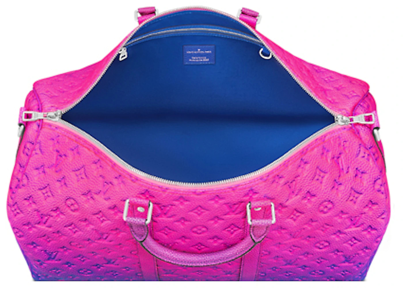 Louis Vuitton Keepall 50B Taurillon Illusion Blue/Pink - 3