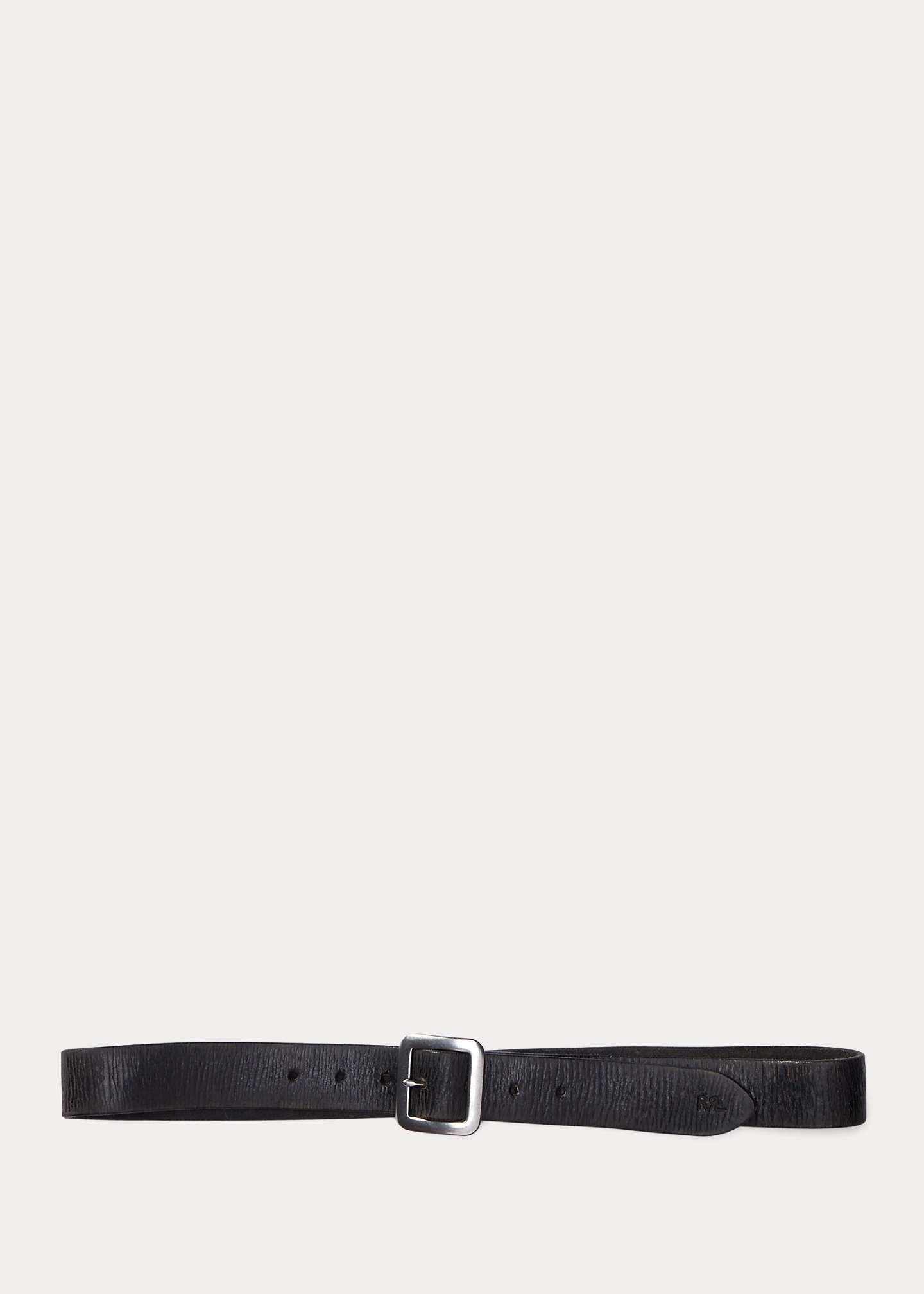 Hand-Burnished Leather Belt - 2