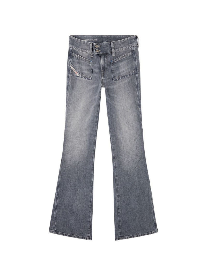 D-Hush 09n83 double-button bootcut jeans 1