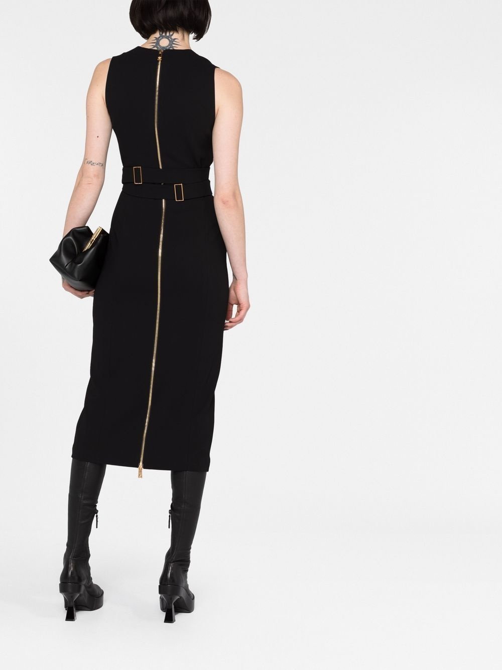 Medusa Biggie sleeveless midi dress - 6