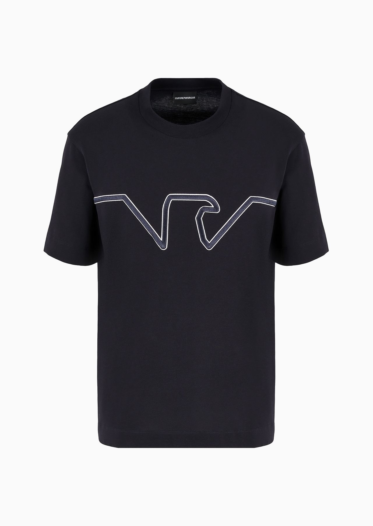 ASV heavyweight jersey T-shirt with raised logo embroidery - 1