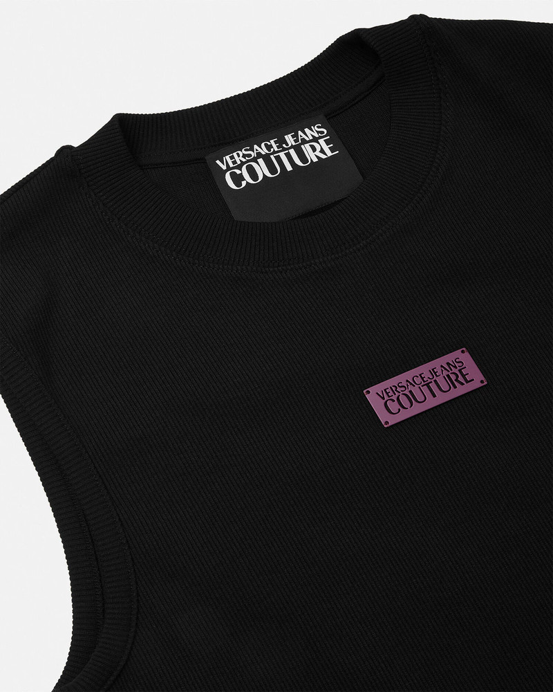 VERSACE JEANS COUTURE Logo Slim-Fit Ribbed Tank Top outlook