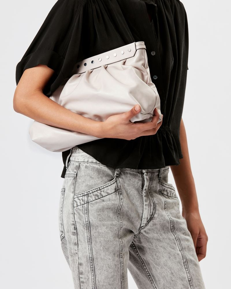 Isabel Marant LUZ LEATHER CLUTCH BAG outlook