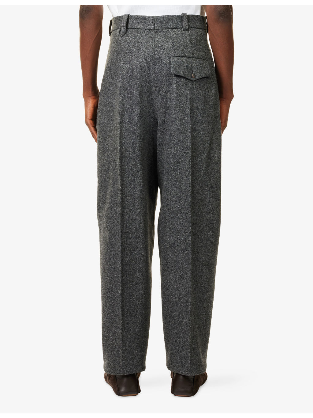 Fernando Pleated Wool-Blend Trousers - 4