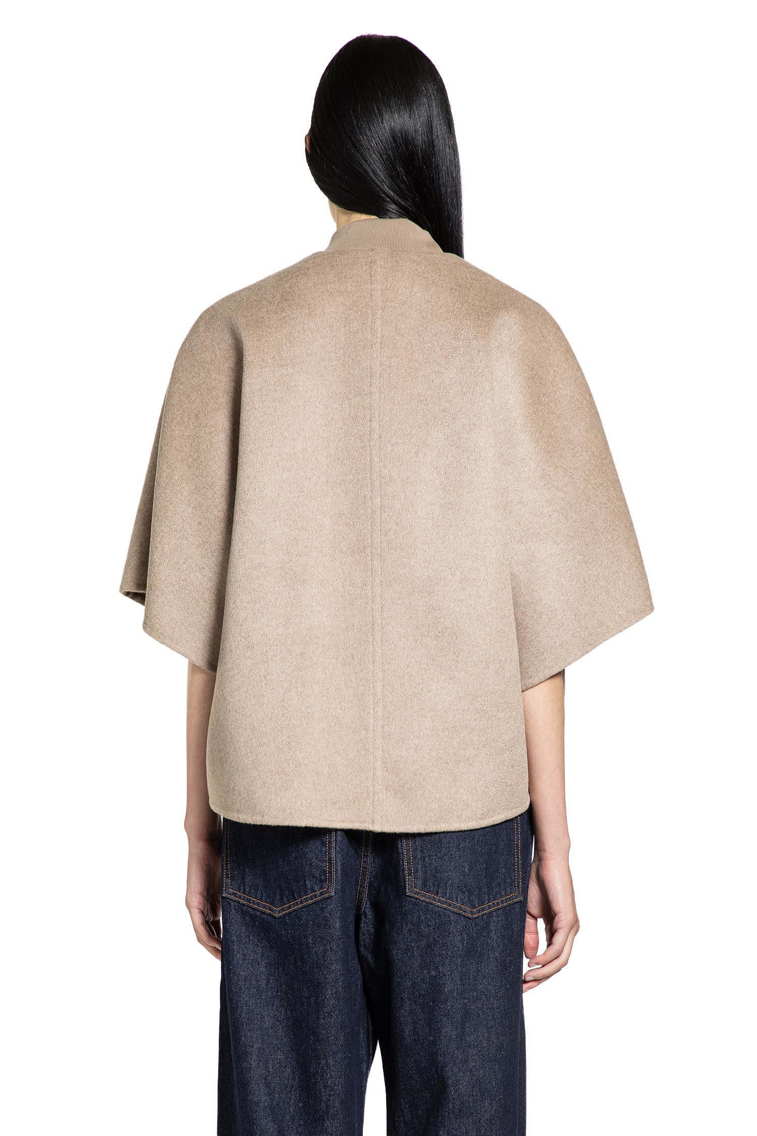 Lightweight Cashmere Cape - 3