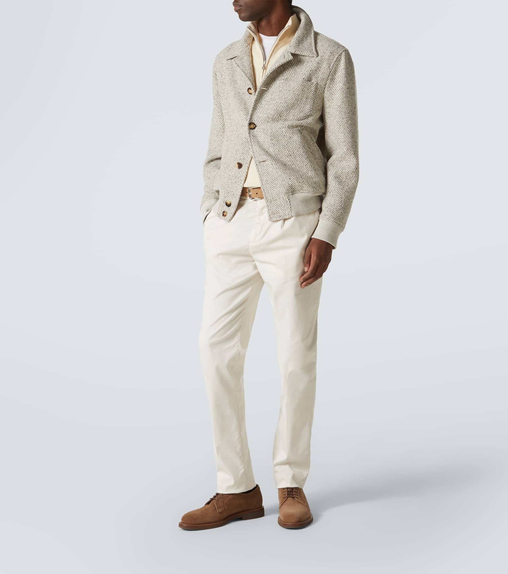 Lace-up leather Derby shoes - 2