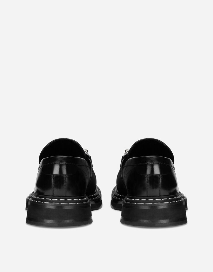 Calfskin nappa Bernini loafers - 3