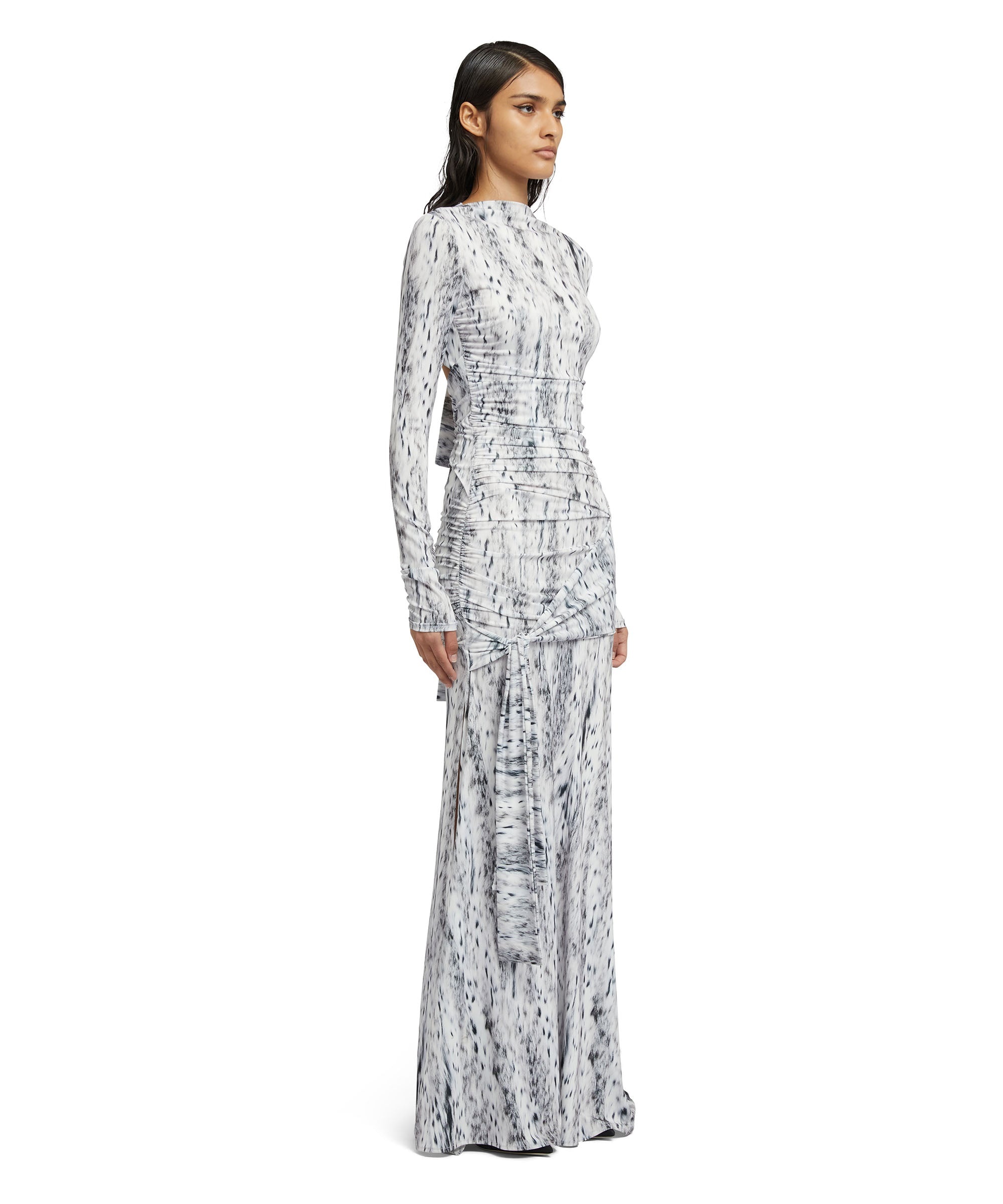Maxi dress in fluid jersey - 4