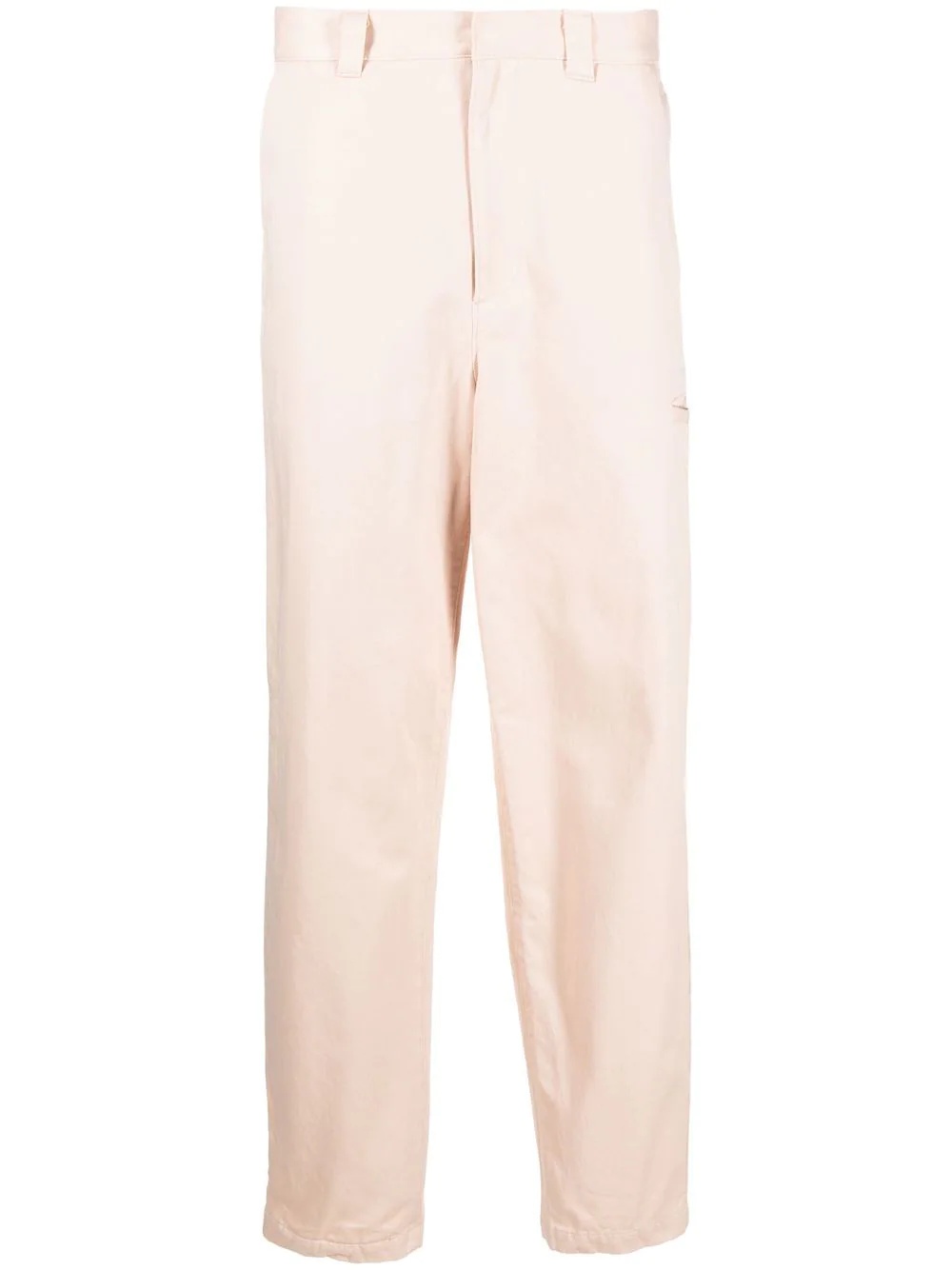 tapered-leg slip pocket trousers - 1