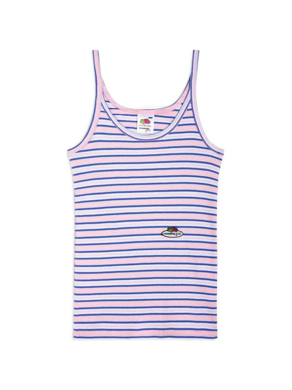 x Fruit OF The Loom striped ribbed vest - 1